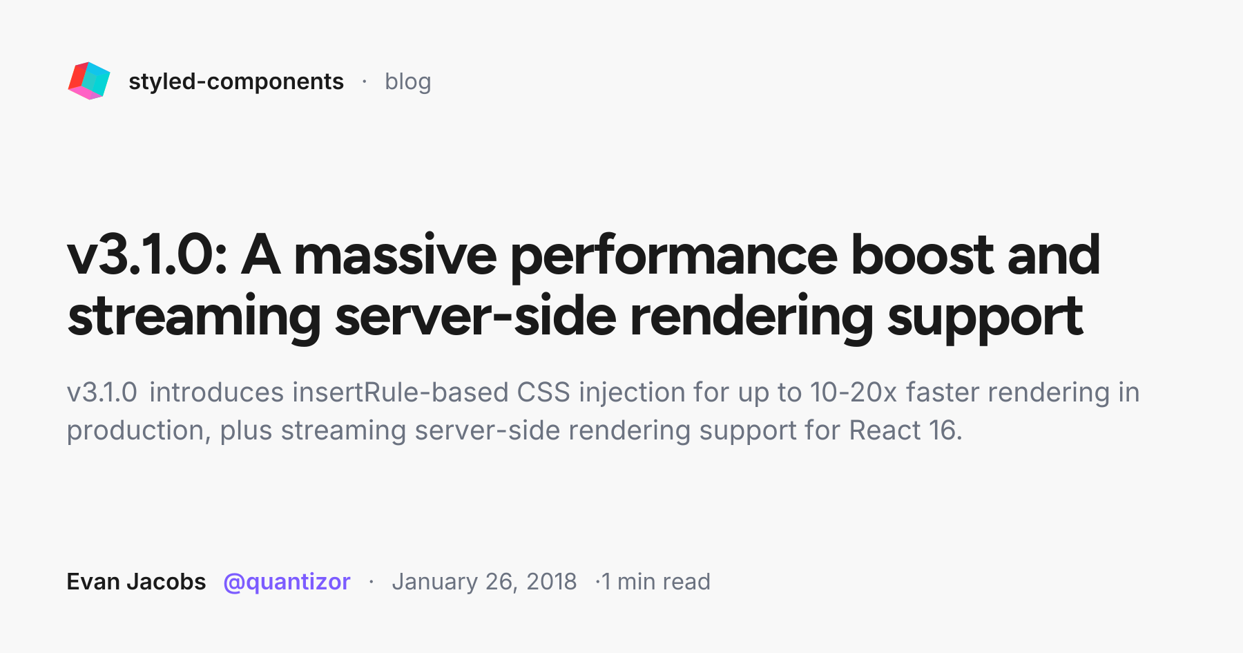 v3.1.0: A massive performance boost and streaming server-side rendering ...